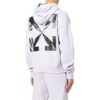 Off-White Hombre SS22 Liso Estampado de Arrows Sudadera con capucha y manga larga Versión Morado claro