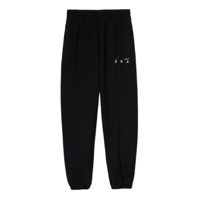 Off-White Hombre SS22 Logo Bundle Feet Pantalones deportivos/Pantalones/Pantalones de chándal Negro