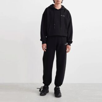 Off-White Hombre SS22 Logo Bundle Feet Pantalones deportivos/Pantalones/Pantalones de chándal Negro