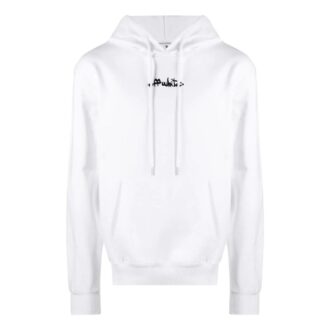Off-White Hombre SS22 Logotipo Alphabet bordado Corte holgado Blanco