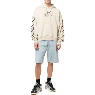 Off-White Hombre SS22 Stripe Arrow Beige