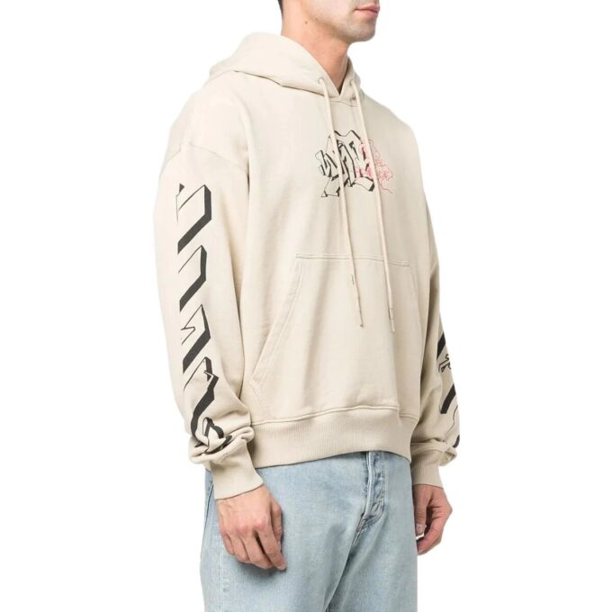 Off-White Hombre SS22 Stripe Arrow Beige