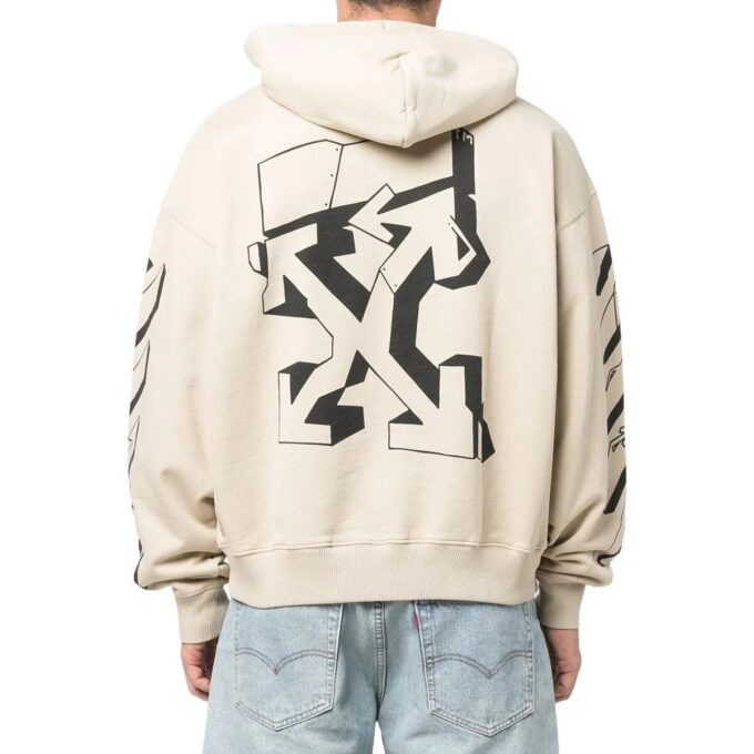 Off-White Hombre SS22 Stripe Arrow Beige