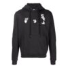 Off-White Hombre SS22 Versión con estampado, capucha y manga larga, color negro