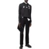 Off-White Hombre SS22 Versión con estampado, capucha y manga larga, color negro