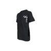 Off-White Hombre SS22 Versión de Pantalones Cortos con estampado de letras y rayas, color negro