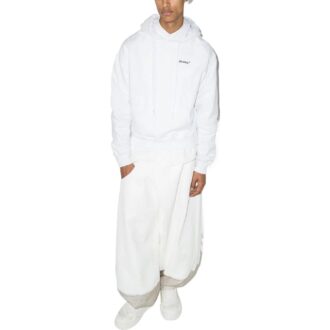 Off-White Hombre SS22 Versión de Pantalones Cortos de manga larga lisa en blanco Off-White Hombre SS22 Versión de Pantalones Cortos de manga larga lisa en blanco
