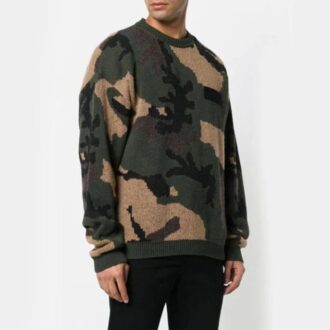 Off-White Hombre Suelto Verde Camuflaje Off-White Hombre Suelto Verde Camuflaje