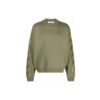 Off-White Jersé para hombre FW21 con el icónico estampado de flechas, cordón y corte holgado, verde