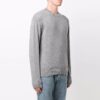 Off-White Jersey básico de cuello redondo de lana para hombre FW21 Gris