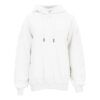 Off-White Jersey de algodón con capucha en tono blanco roto