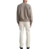 Off-White: Jersey de lana de manga larga con cuello redondo y logo para hombre, colección FW22, color marrón