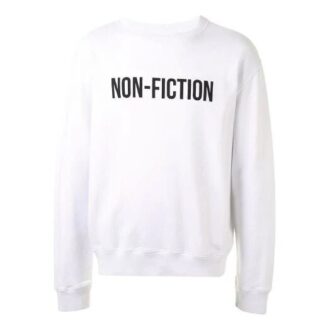 Off-White Jerséis de hombre con eslogan impreso Blanco