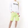 Off-White Jerséis de hombre con eslogan impreso Blanco