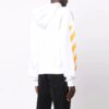 Off-White Jerséis de hombre FW21 con estampado de la pintura Caravaggio, corte holgado, color blanco