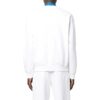 Off-White Jerséis de lana de manga larga de cuello redondo en color liso para hombre, colección primavera-verano 2022, color blanco