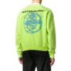 Off-White Jerséis de manga larga con estampado para hombre FW22, versión verde