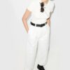 Off-White Logo Pantalones Cortos Blanco