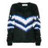 Off-White Manga desmontable Colorblock Cuello en V Negro