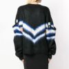 Off-White Manga desmontable Colorblock Cuello en V Negro