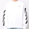 Off-White Men’s Logo Printing Round Neck White