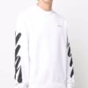Off-White Men’s Logo Printing Round Neck White