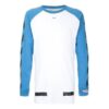 Off-White Men’s Raglan Sleeve Colorblock Paint Arrow Long Sleeve Colorblock T-Shirt
