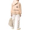 Off-White Men’s x Mercedes-Benz Sudadera con capucha y mangas largas de color liso Mercedes Benz Crossover SS22 Beige