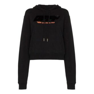 Off-White Modern Obstacles Pantalones holgados de algodón negros