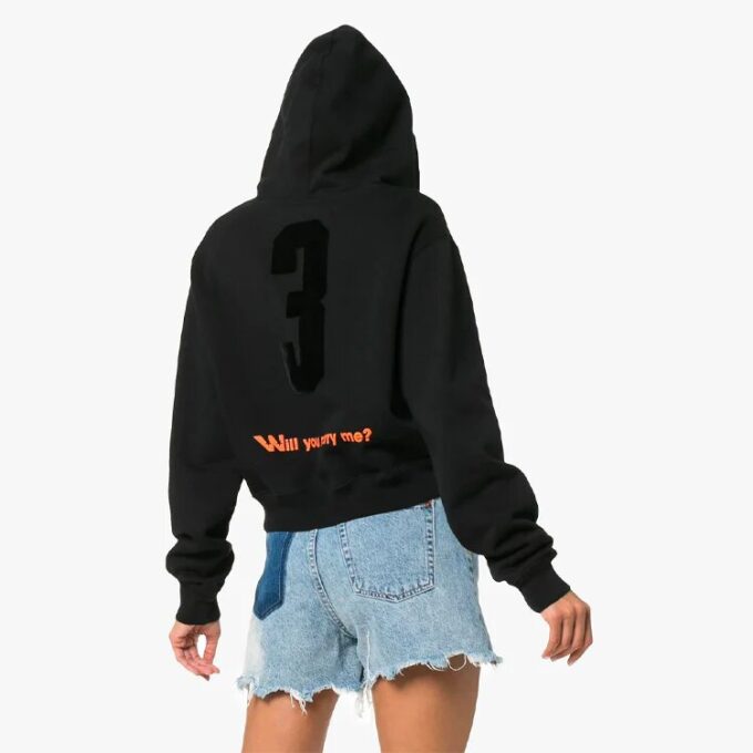 Off-White Modern Obstacles Pantalones holgados de algodón negros