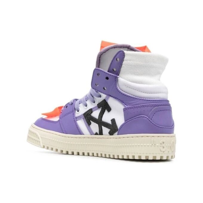 Off-White Off-Court 3.0 Zapatillas altas de piel «Purple White»