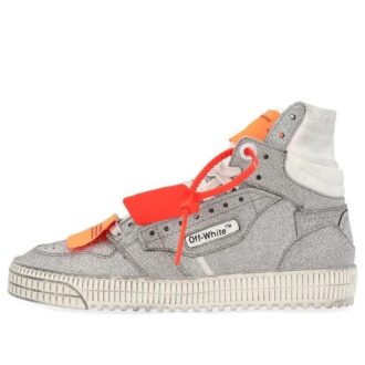Off-White Off-Court Plata con purpurina Wms