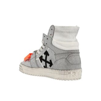 Off-White Off-Court Plata con purpurina Wms