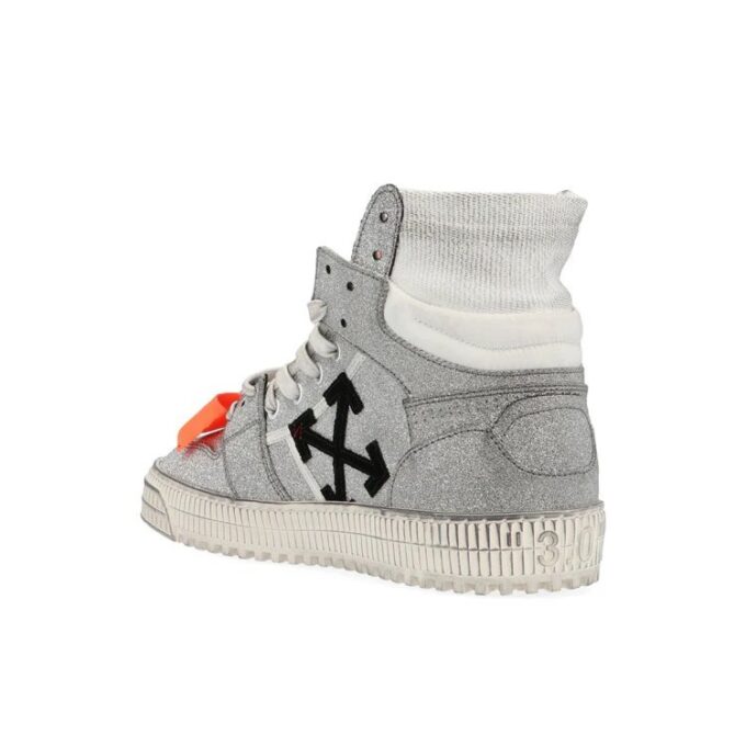 Off-White Off-Court Plata con purpurina Wms