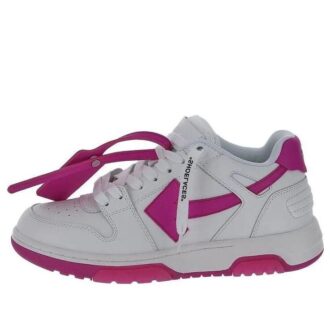 Off-White Out Of Office de piel de becerro «Blanco-Morado»