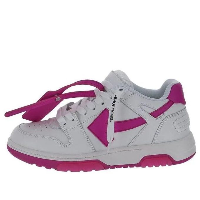 Off-White Out Of Office de piel de becerro «Blanco-Morado»