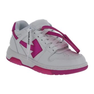 Off-White Out Of Office de piel de becerro «Blanco-Morado»