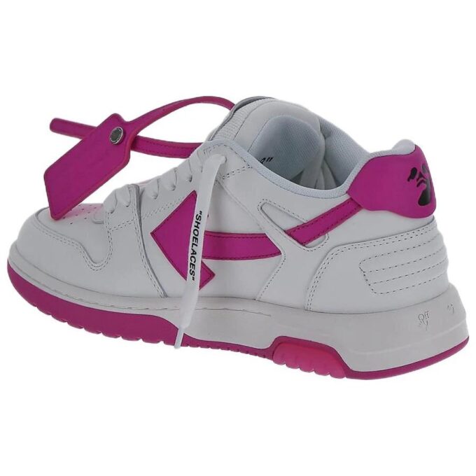 Off-White Out Of Office de piel de becerro «Blanco-Morado»