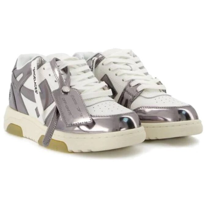 Off-White Out Of Office Mirror Zapatilla «Silver White»