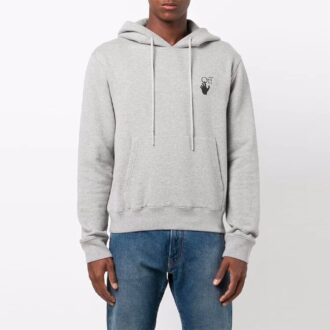 Off-White Pantalones cortos de hombre FW21 con estampado de Arrows y cordón, corte holgado, color gris Off-White Pantalones cortos de hombre FW21 con estampado de Arrows y cordón, corte holgado, color gris