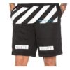 Off-White Pantalones Cortos de malla para hombre C/O VIRGIL ABLOH Negro básico