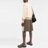 Off-White Pantalones cortos Denim informales de cintura alta con bloques de color para hombre, colección primavera-verano 2022