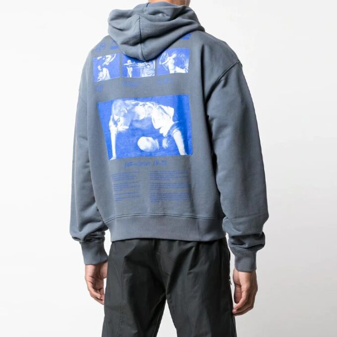 Off-White Pantalones de hombre con cordón azul