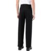 Off-White Pantalones de hombre de la colección Otoño-Invierno 2022, de cintura media, lisos y de corte recto, en color negro