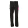 Off-White Pantalones largos informales de cintura D para hombre, corte ajustado, negros