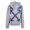 Off-White para hombre, acrílico con Arrows, corte ajustado, estampado multicolor de Arrows, gris