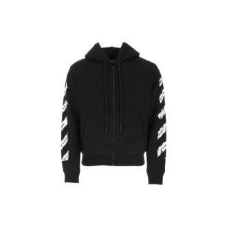 Off-White para hombre Alphabet Arrow Zipper Negro