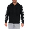 Off-White para hombre Alphabet Arrow Zipper Negro