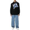 Off-White para hombre, colección Otoño-Invierno 2022, jersey de punto con estampado de Arrows, corte holgado, color negro