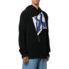 Off-White para hombre, colección Otoño-Invierno 2022, jersey de punto con estampado de Arrows, corte holgado, color negro